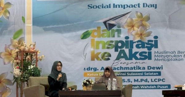 Rachmatika Dewi Jadi Narasumber di Acara Muslimah Wahdah Islamiyah, Bahas Pemberdayaan Perempuan