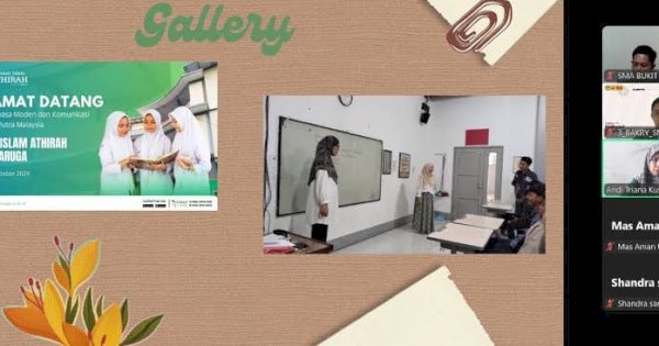 SMA Islam Athirah Bukit Baruga Terima Studi Tiru Online dari IDN Boarding School