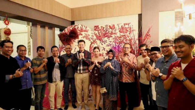 Danny Pomanto Silaturahmi ke Rumah Tokoh Tionghoa pada Momentum Imlek.