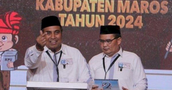 Raih 64,01 Persen Suara, KPU Tetapkan Chaidir Syam-Moetazim Jadi Bupati dan Wabup Maros Terpilih