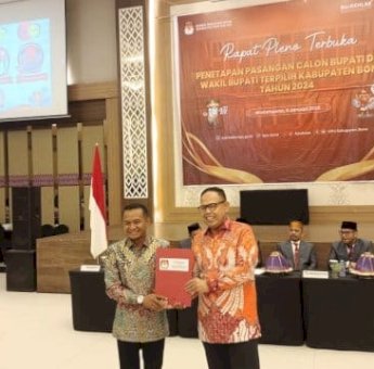 Sah! Andi Asman dan Andi Akmal sebagai Bupati dan Wabup Bone Terpilih Periode 2025-2029