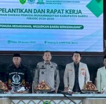 Plh Sekda Barru Andi Syarifuddin Hadiri Pelantikan Pengurus Pemuda Muhammadiyah