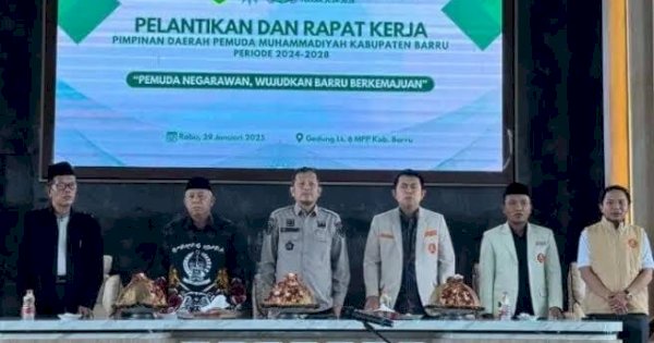 Plh Sekda Barru Andi Syarifuddin Hadiri Pelantikan Pengurus Pemuda Muhammadiyah