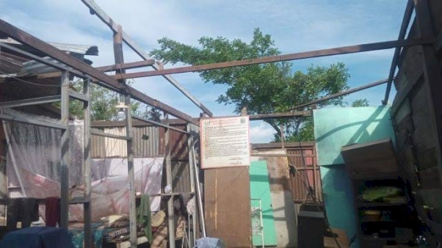 Angin Puting Beliung Terjang 6 Unit Rumah di Jeneponto