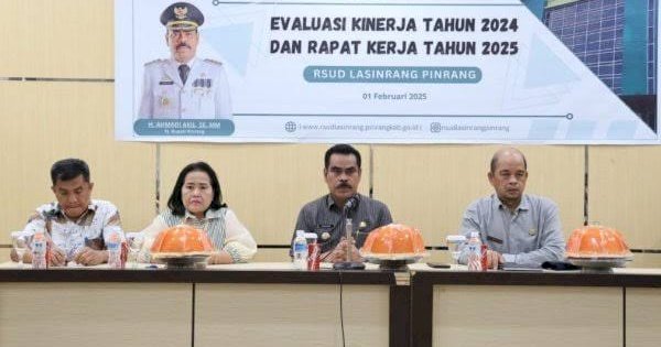 Rapat Kerja RSUD Lasinrang, Pj Bupati Pinrang Tekankan Peningkatan Kinerja-Pelayanan