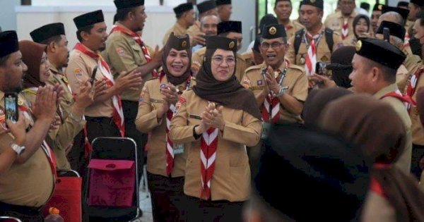 Selamat! Husniah Talenrang Jabat Ketua Kwarcab Gowa Masa Bakti 2024-2029