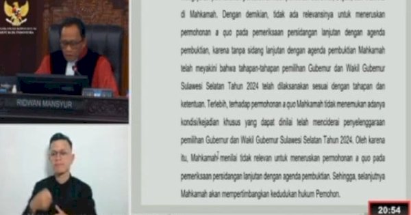 Gugatan Danny Ditolak MK, Kemenangan Andalan Hati Makin Kuat