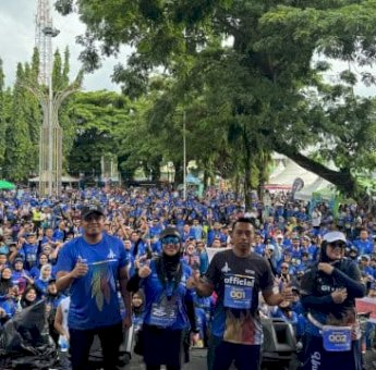 Bupati Sidrap Terpilih Syaharuddin Alrif Lepas Peserta Rappang Run 2025