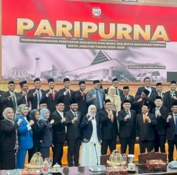 Paripurna DPRD Makassar Tetapkan Appi &ndash; Aliyah Wali Kota Dan Wakil Wali Kota Makassar Terpilih