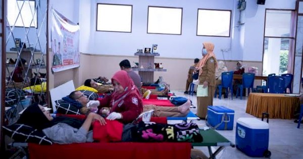 Bekerjasama dengan RS Batara Siang, Pemkab Pangkep Gelar Aksi Donor Darah dalam Rangka HUT ke-65