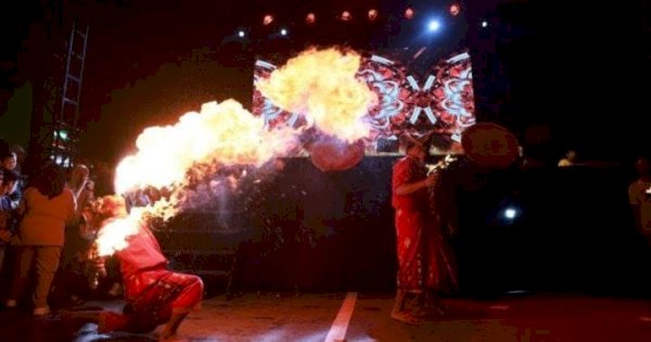 Tari Kreasi Harmoni Nusantara dan Pepe-Pepeka Ri Makka Pukau Penonton di Jappa Jokka Cap Go Meh 2025