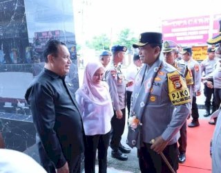 Ketua DPRD Luwu Utara Amir Makhmud Sambut Kunjungan Kerja Kapolda Sulsel di Lutra