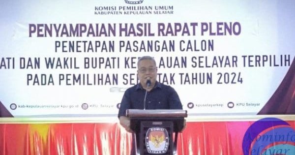 Sekda Mesdiyono Sampaikan Selama ke Bupati dan Wakil Bupati Selayar Terpilih
