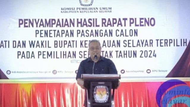 Sekretaris Daerah Kabupaten Kepulauan Selayar Mesdiyono.