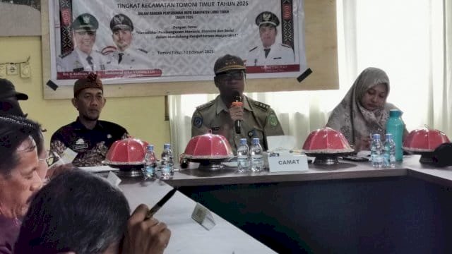 Pra Musrenbang RKPD 2026 Tomoni Timur Lutim Hasilkan 38 Usulan Program Prioritas