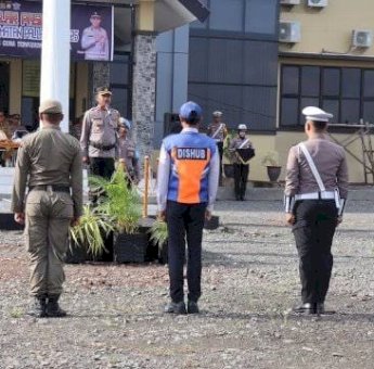 Wabup Soppeng Lutfi Halide Hadiri Apel Gelar Pasukan Operasi Kelamatan Pallawa 2025