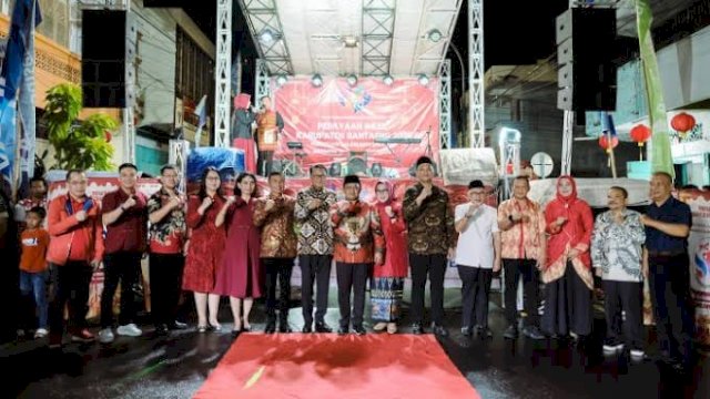 Bupati Bantaeng Terpilih Uji Nurdin Hadiri Acara Perayaan Imlek .