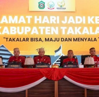 Puncak Hari Jadi ke-65 Kabupaten Takalar berlangsung Meriah, Dihadiri Pj Gubernur Sulsel Prof Fadjry Djufry