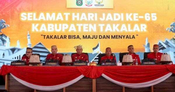 Puncak Hari Jadi ke-65 Kabupaten Takalar berlangsung Meriah, Dihadiri Pj Gubernur Sulsel Prof Fadjry Djufry