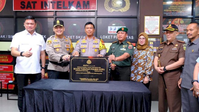 Kapolda Sulawesi Selatan, Irjen Pol Yudhiawan Saat Berkunjung ke Mapolres Gowa.