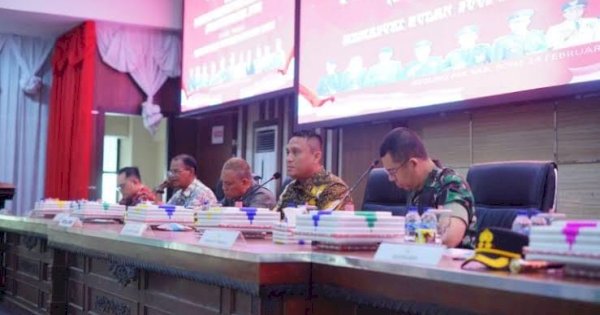 Jelang Bulan Suci Ramdan 1446 H, Pj Bupati Winarno Bersama Forkopimda Gelar Rapat Koordinasi