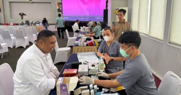 Bupati dan Wakil Bupati Maros Terpilih Chaidir-Muetazim Jalani Pemeriksaan Kesehatan di Kemendagri