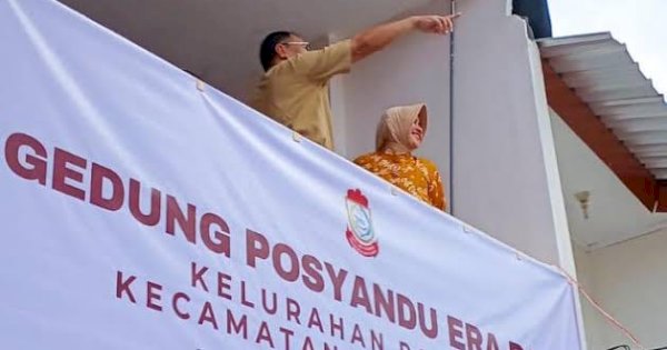 Indira Yusuf Ismail Dampingi Danny Pomanto Resmikan Posyandu Era Baru Kedua di Kota Makassar