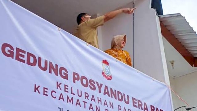 Indira Yusuf Ismail Dampingi Danny Pomanto Resmikan Posyandu Era Baru Kedua di Kota Makassar.