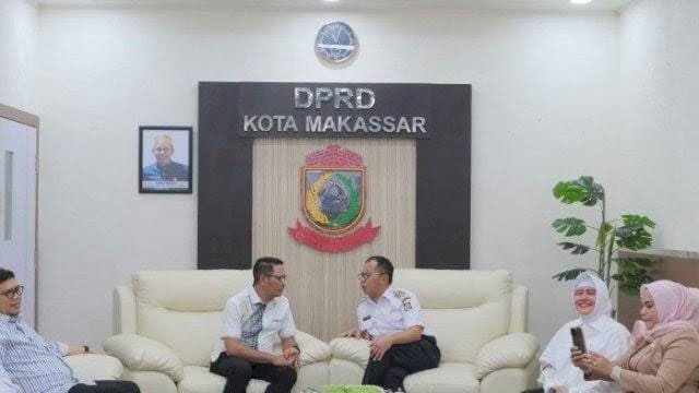 Wali Kota Danny Izin Pamit ke Ketua DPRD Makassar Supratman.