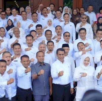 Mentan Amran Jamu Makan Siang 23 Kepala Daerah Terpilih Sulsel: Mari Jadikan Sulsel Terbaik