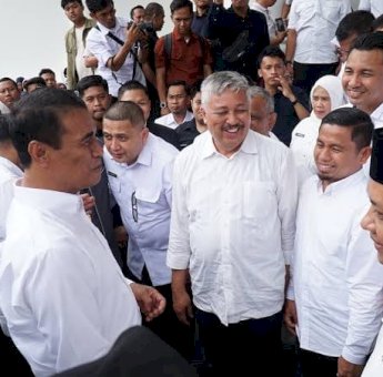 Hadiri Ramah Tamah Mentan Amran, Wali Kota Parepare Terpilih Tasming: Program Kita Sejalan dengan Pusat