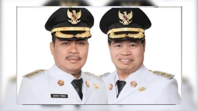 Bupati dan Wakil Bupati Tana Toraja Zadrak-Erianto
