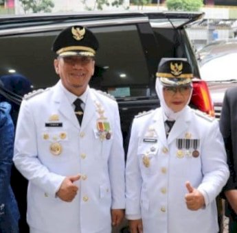 Dilantik Presiden, Ibas-Puspa Resmi Jabat Bupati dan Wabup Lutim