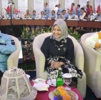 Hari Pertama Kerja, Wagub Sulsel Fatmawati Rusdi Hadiri Acara Himpuni Bareng Mentan Amran Sulaiman