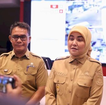 Irwan Adnan Sambut Wawali Aliyah Mustika Ilham Tugas Perdana di Balaikota Makassar