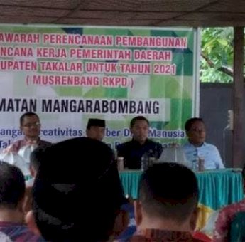 RKPD 2025, Anggota DPRD Takalar Hadiri Musrenbang Kecamatan Mangarabombang