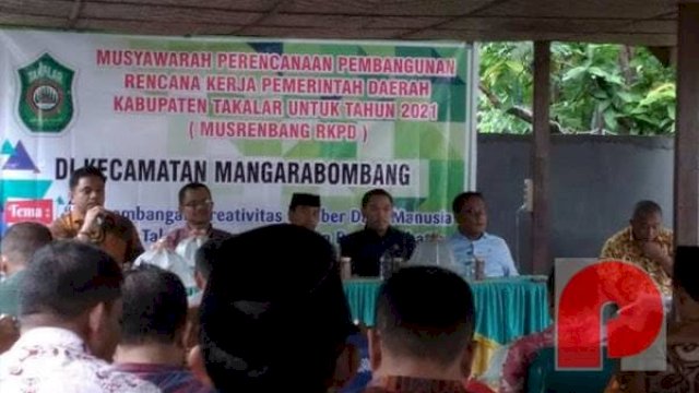 RKPD 2025, Anggota DPRD Takalar Hadiri Musrenbang Kecamatan Mangarabombang