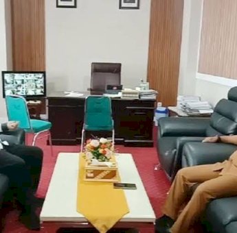 Sekkab Rudhy Sambut Wabup Tana Toraja Erianto