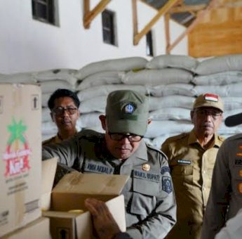 Wabup Bone Andi Akmal Pantau Stok Beras Bulog, Pastikan ketersediaan Beras