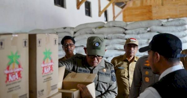 Wabup Bone Andi Akmal Pantau Stok Beras Bulog, Pastikan ketersediaan Beras