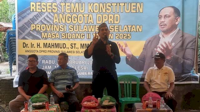 Anggota DPRD Sulsel, Mahmud.