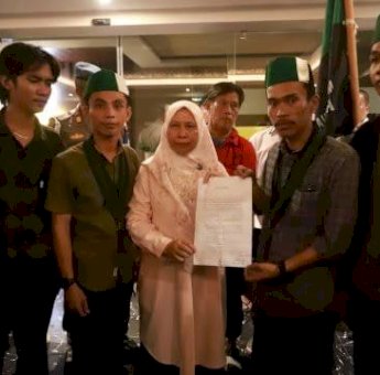 Demo HMI Gowa Raya Soroti Isu Nasional dan Kasus Tertunda, DPRD Sulsel Janji Tindak Lanjut