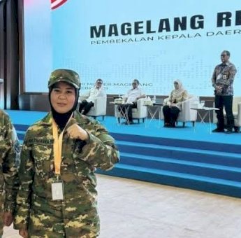 Potret Gagah dan Cantiknya Andi Sudirman-Fatmawati Rusdi Pakai Baju Loreng Komcad di Akmil Magelang
