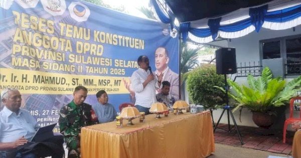 Reses di Tamalanrea, Legislator NasDem Mahmud Siap Perjuangkan Masalah SMP dan Pembenahan SMA 23 Makassar