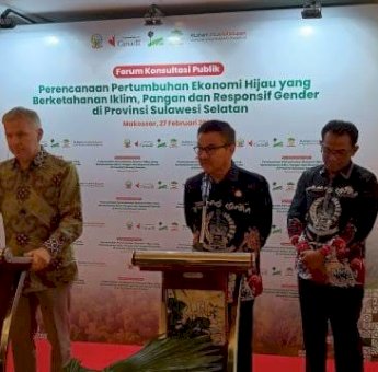 Hadapi Perubahan Iklim, Sulsel Perlu Pertumbuhan Ekonomi Hijau
