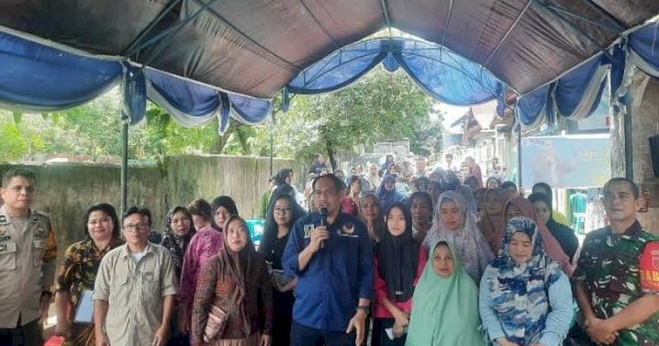 Demi Keselamatan, Politisi NasDem Mahmud Komitmen Perjuangkan JPO untuk Warga Campagaya