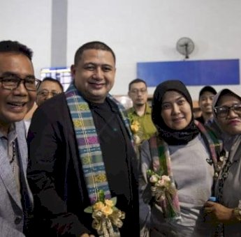 Tiba di Makassar, Munafri Arifuddin dan Aliyah Mustika Ilham Disambut Hangat OPD Pemkot Makassar Hingga Masyarakat