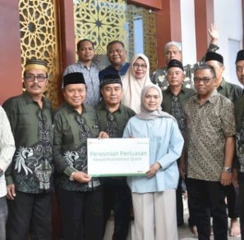 Jelang Ramadan, Bumi Karsa Bantu Perluasaan Masjid Mutmainnul Qulub Makassar