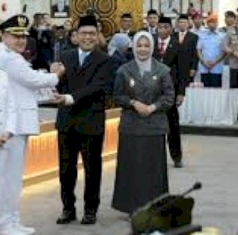 Wagub Fatmawati Rusdi Hadiri Sertijab Walikota dan Wakil Wali Kota Makasaar