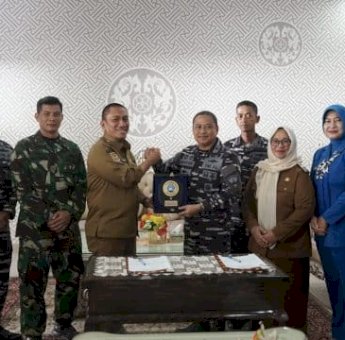 Bupati dan Wabup Lutim Terima Kunker Danlantamal VI Makassar